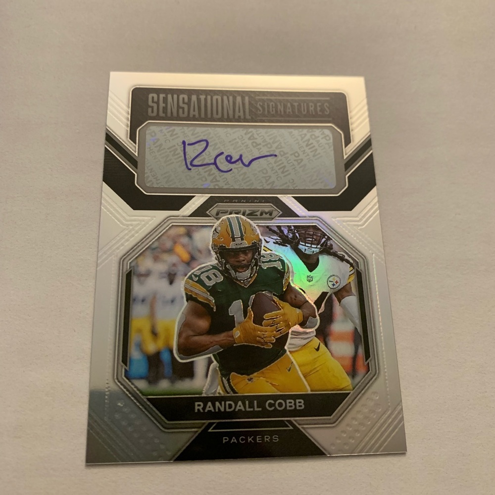 2022 Panini Prizm Randall Cobb Sensational Signatures Silver /149 #SS-RC